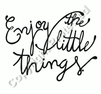 enjoy the little things